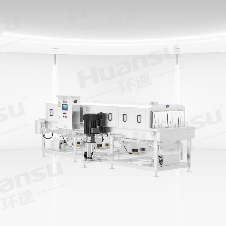 新型塑料筐清洗机 环速隧道式洗箱机 新型塑料筐清洗机 环速隧道式洗箱机